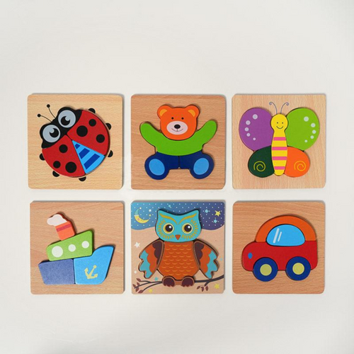 Rasa Sayang Montessori Happy Puzzles 6-Pack Set