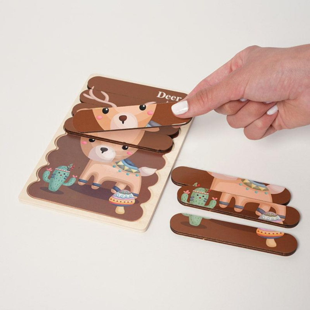 Rasa Sayang Montessori Double-Sided Puzzles (Pack of 5)