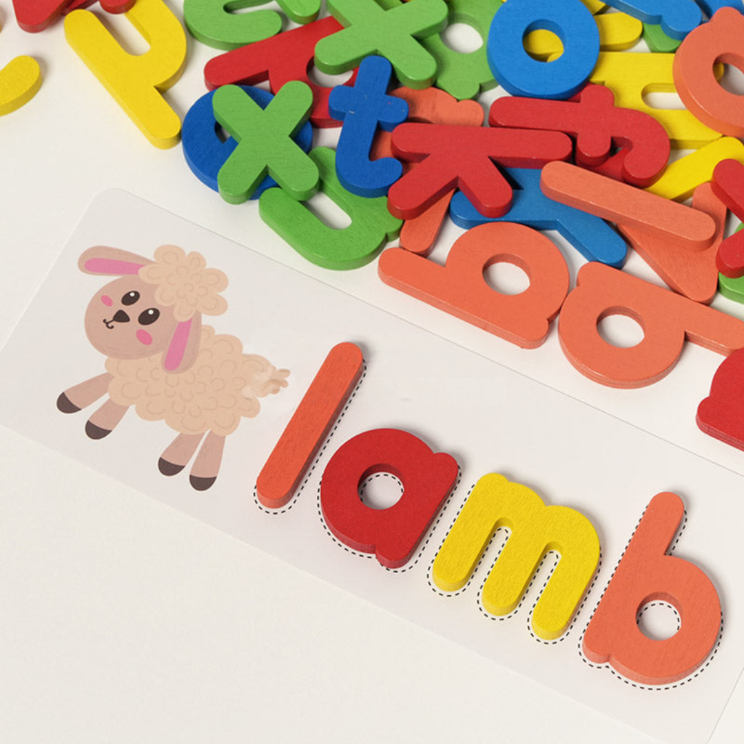 Rasa Sayang Montessori Wooden Spelling Game