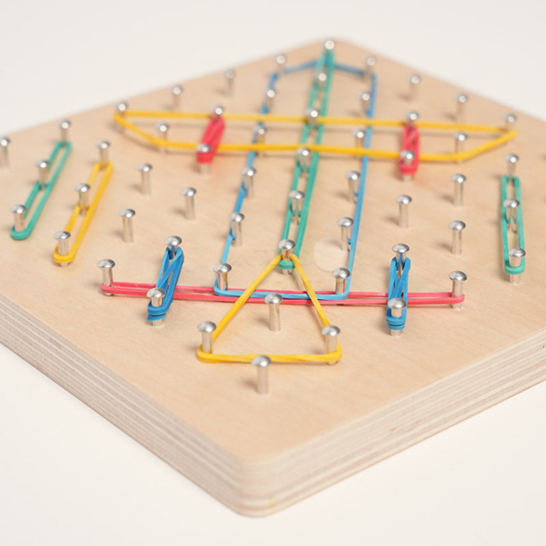 Rasa Sayang Montessori Wooden Geoboard