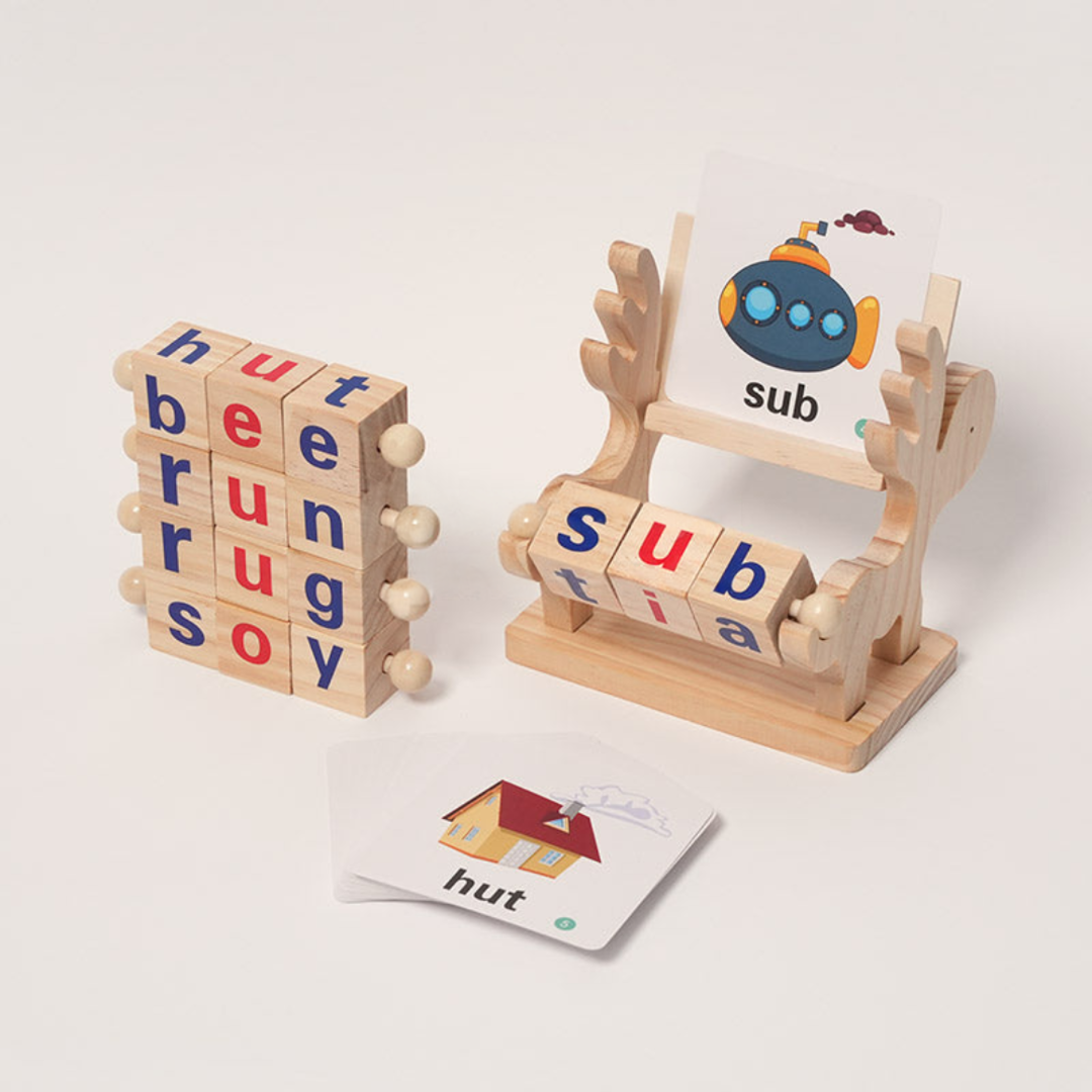 Rasa Sayang Montessori Spin & Spell Set