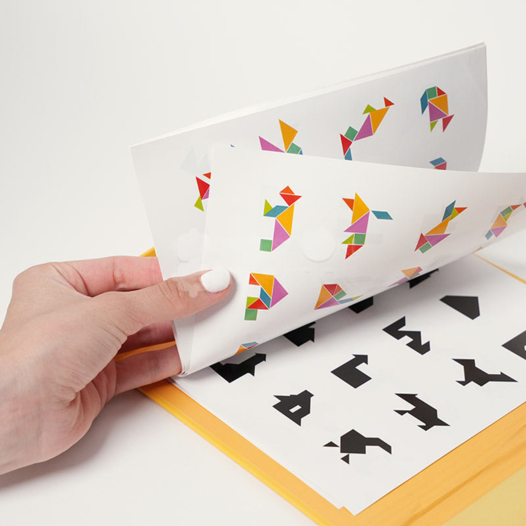 Rasa Sayang Montessori Magnetic Tangram Book
