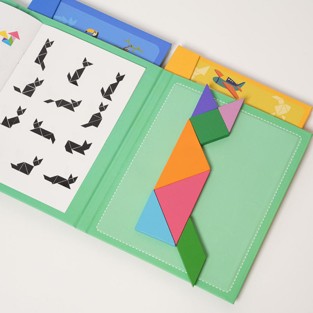 Rasa Sayang Montessori Magnetic Tangram Book