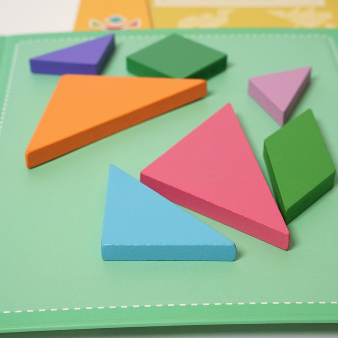 Rasa Sayang Montessori Magnetic Tangram Book