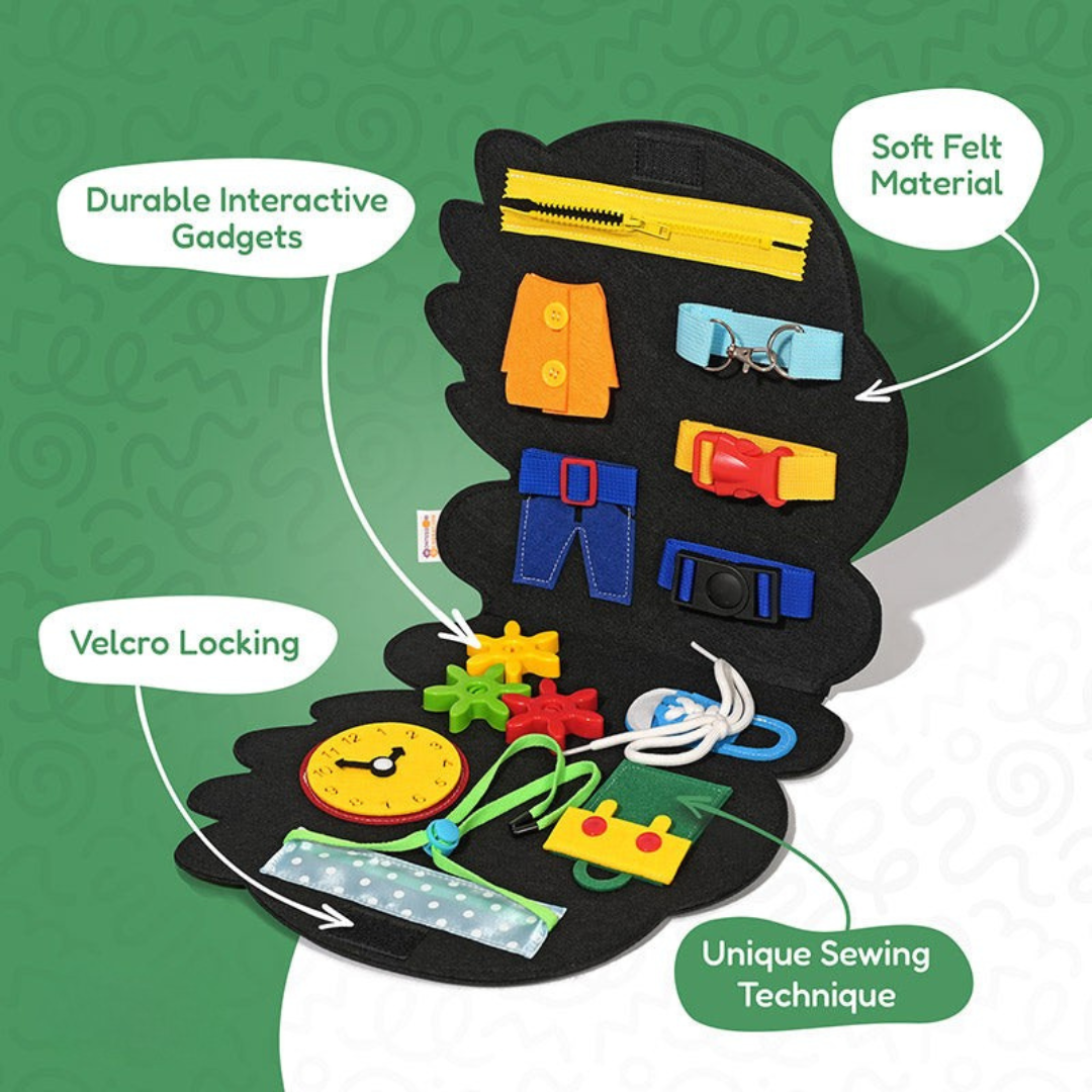 Rasa Sayang Montessori Dino Busy Board