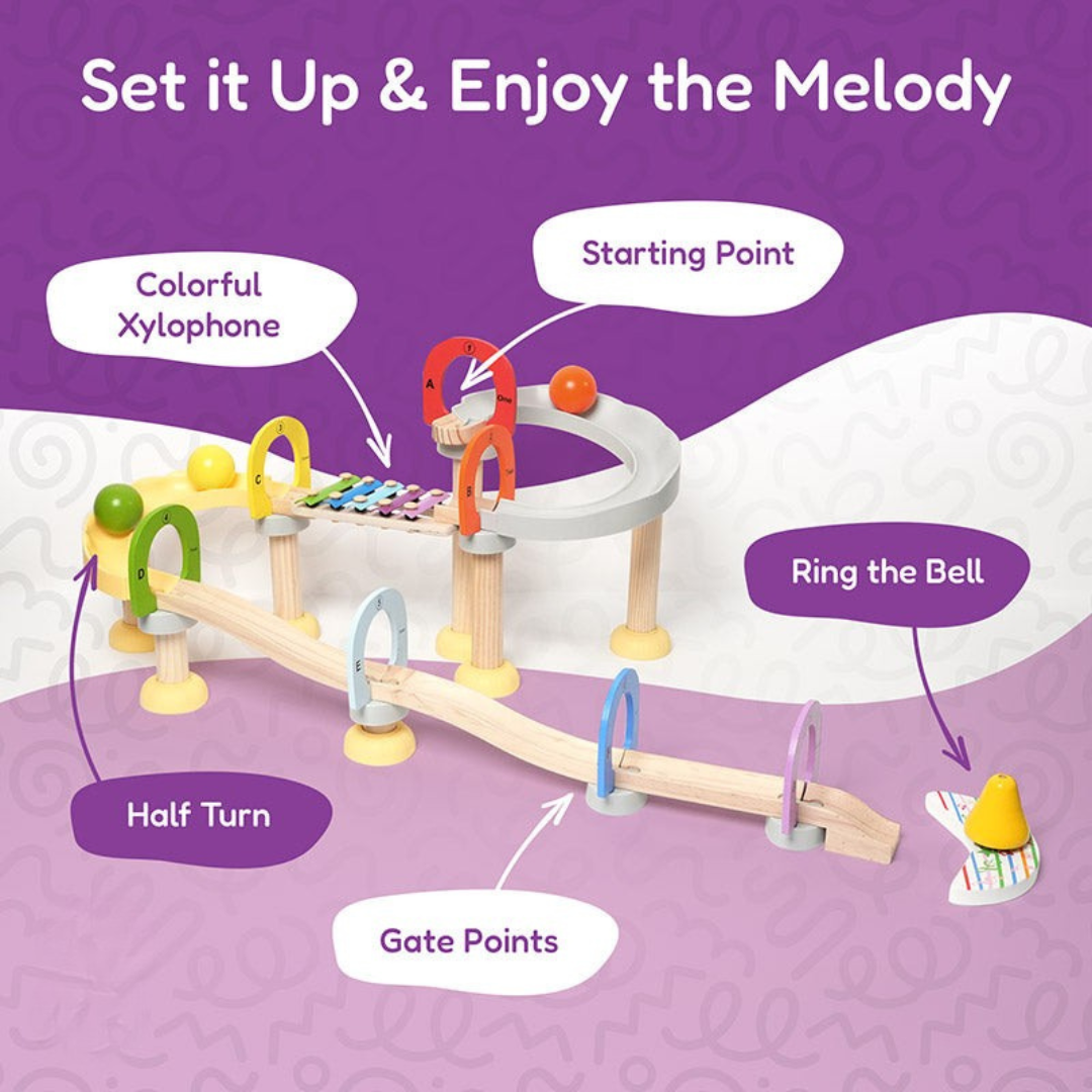 Rasa Sayang Montessori Musical Marble Run