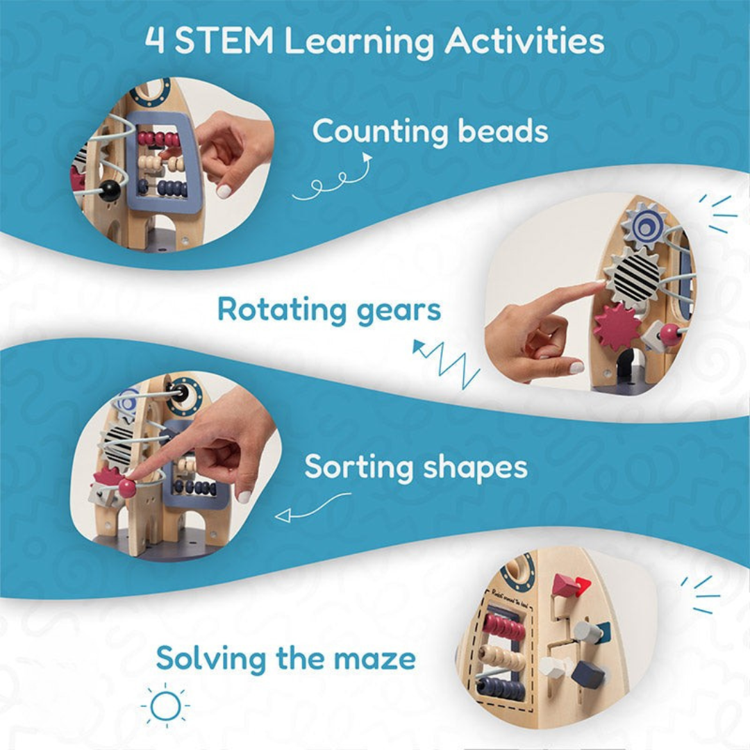 Rasa Sayang Montessori 4-in-1 STEM Learning Rocket
