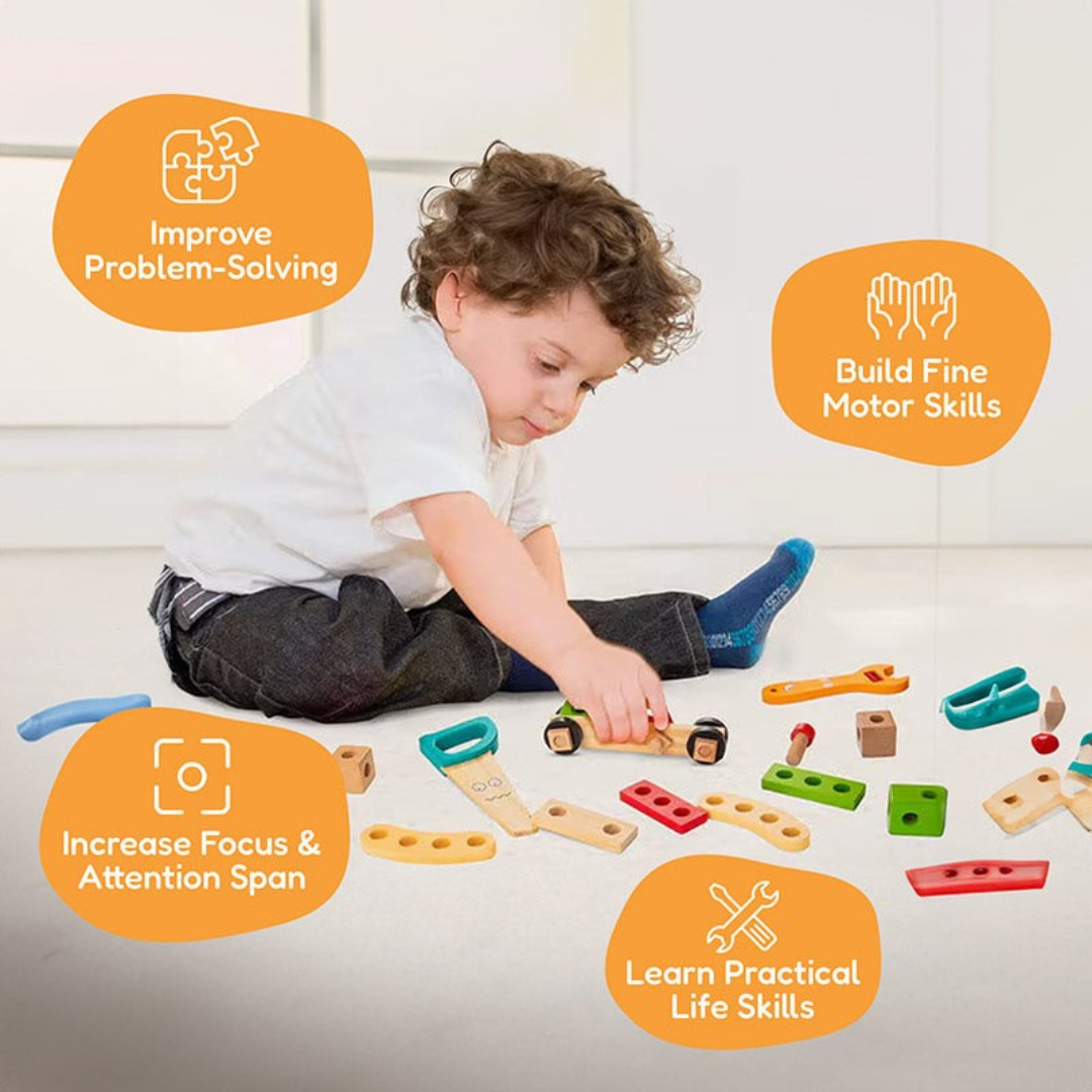 Rasa Sayang Montessori Wooden Tool Box