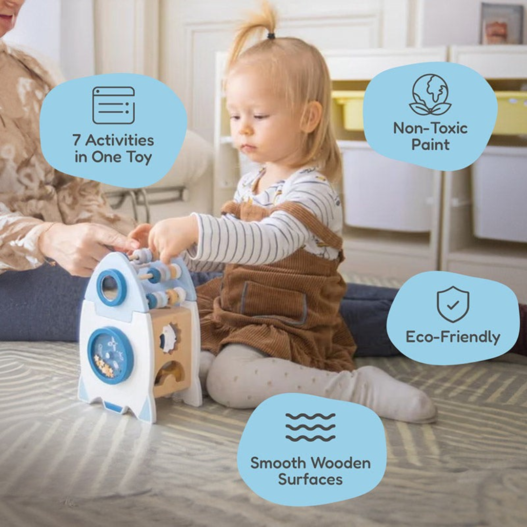Rasa Sayang Montessori 7-in-1 STEM Learning Rocket