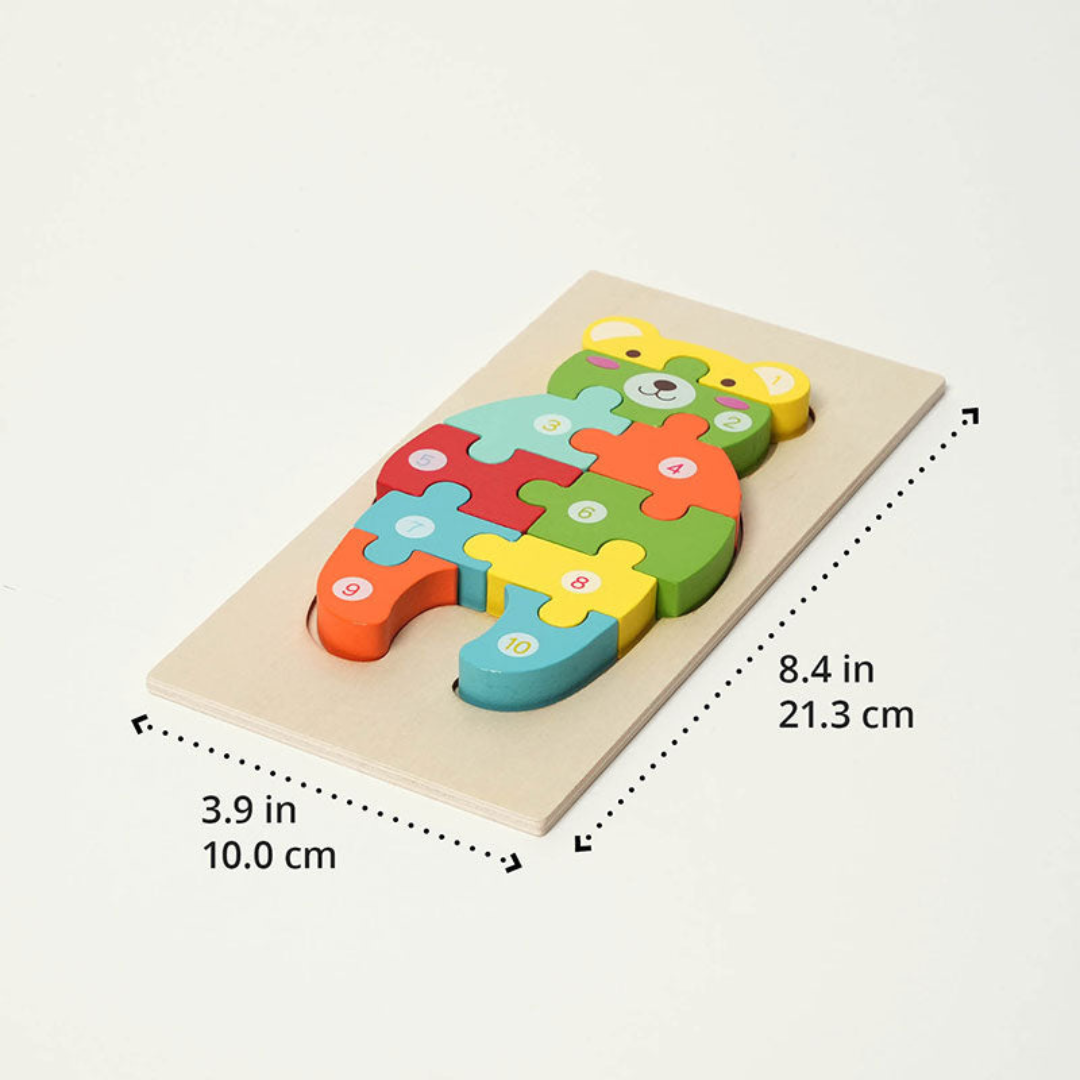 Rasa Sayang Montessori Wooden Puzzles (4-Pack)