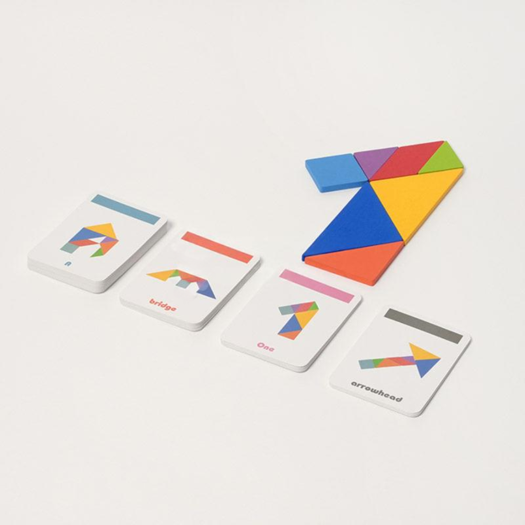 Rasa Sayang Montessori Tangram Sorting Puzzle
