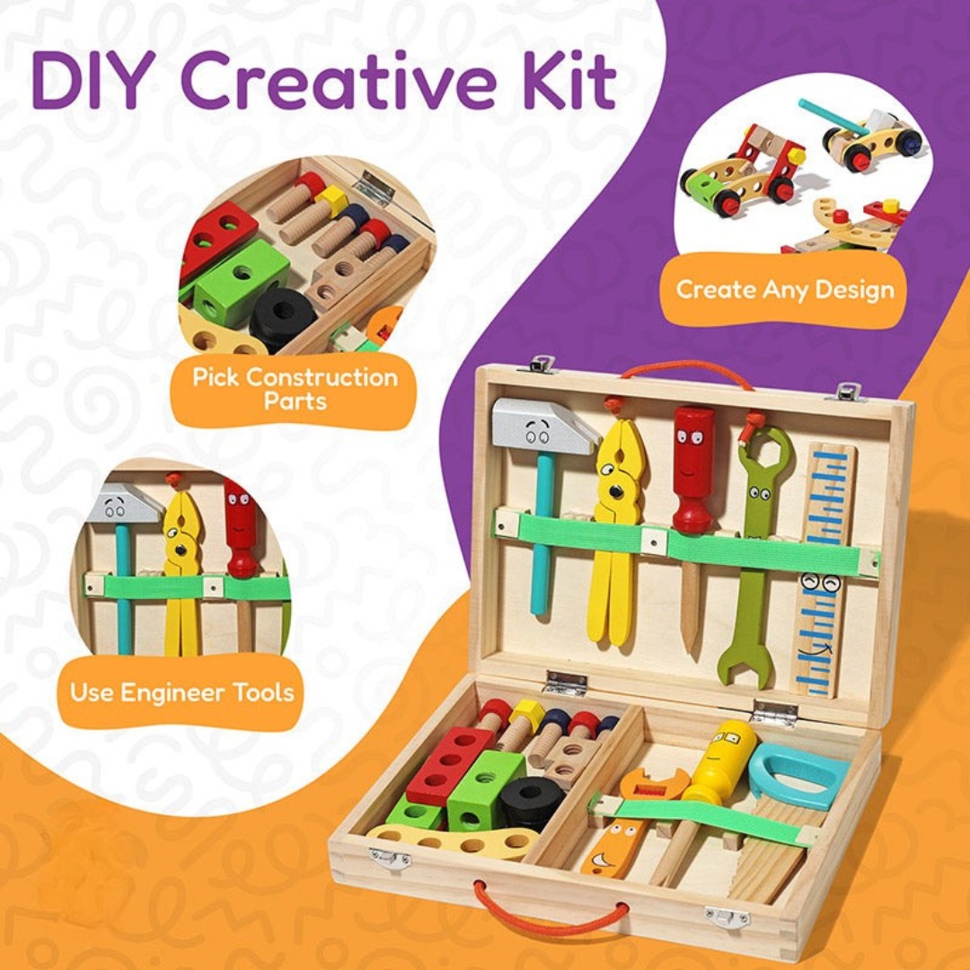 Rasa Sayang Montessori Wooden Tool Box