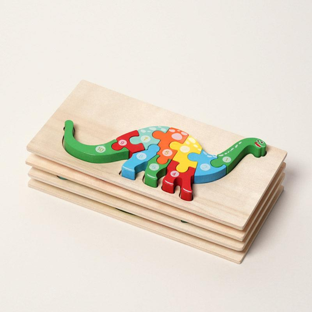Rasa Sayang Montessori Wooden Puzzles (4-Pack)