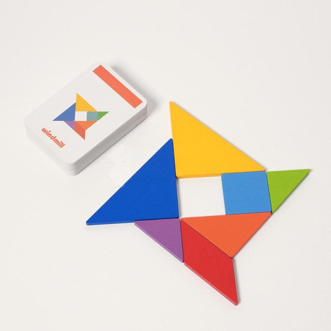 Rasa Sayang Montessori Tangram Sorting Puzzle