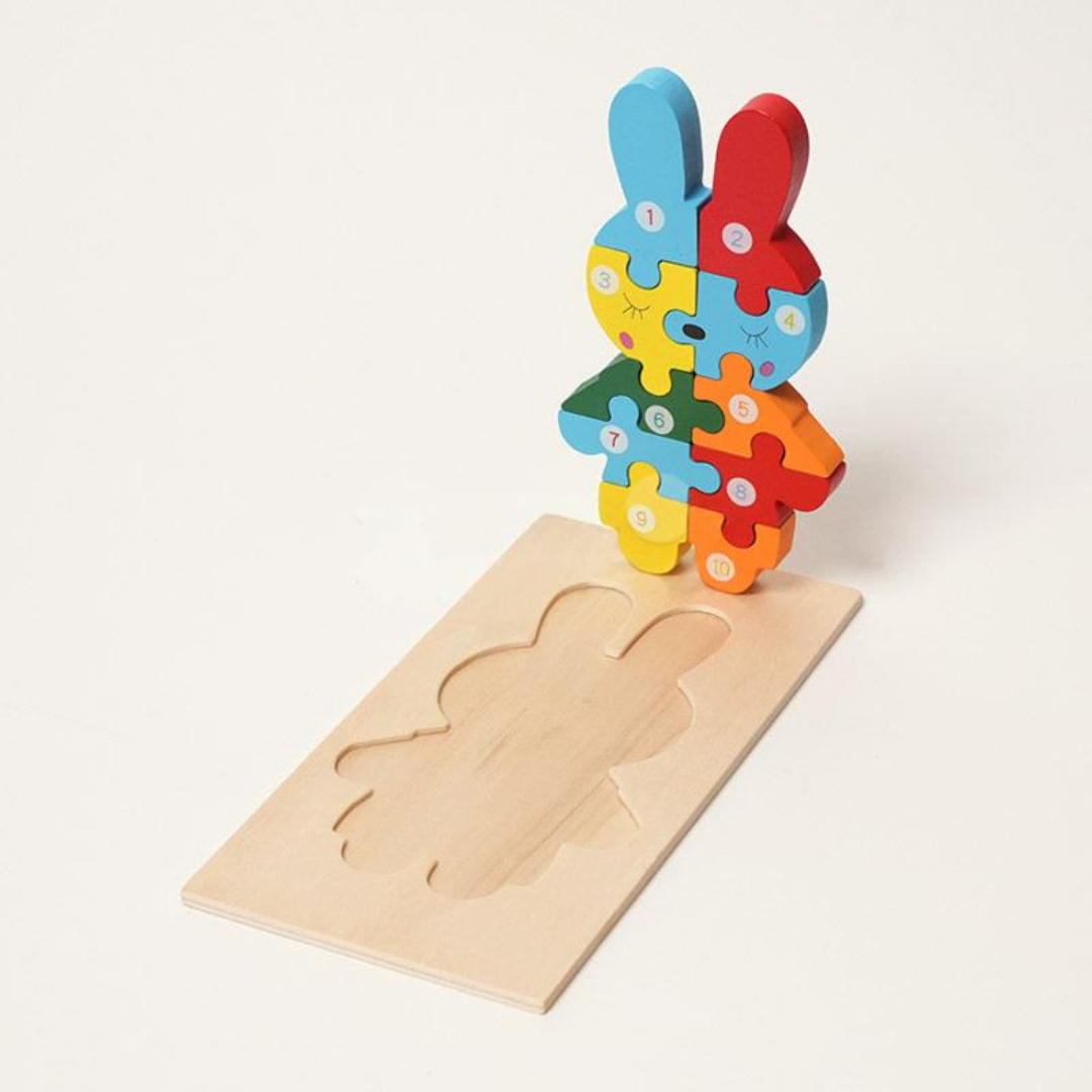 Rasa Sayang Montessori Wooden Puzzles (4-Pack)