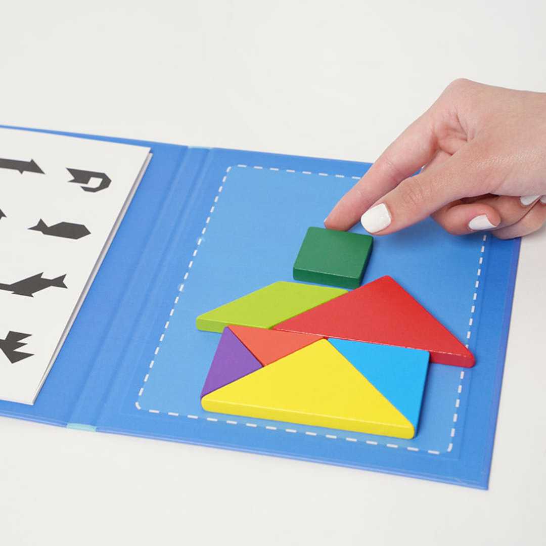Rasa Sayang Montessori Magnetic Tangram Book