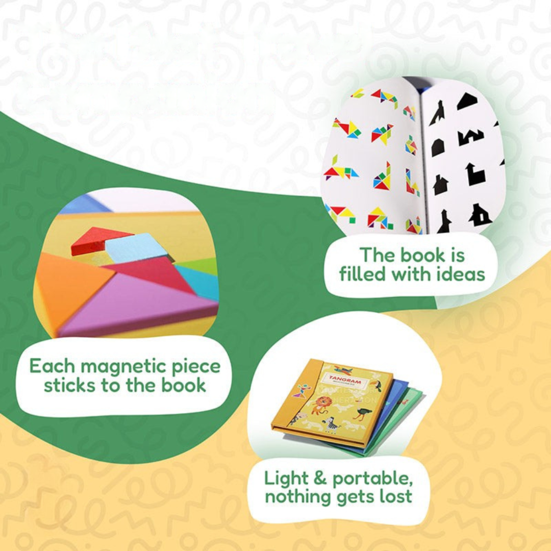 Rasa Sayang Montessori Magnetic Tangram Book