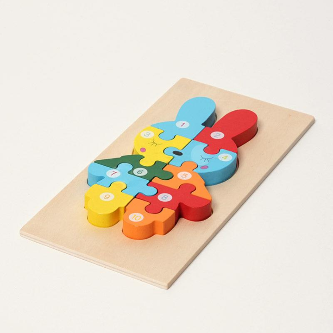 Rasa Sayang Montessori Wooden Puzzles (4-Pack)