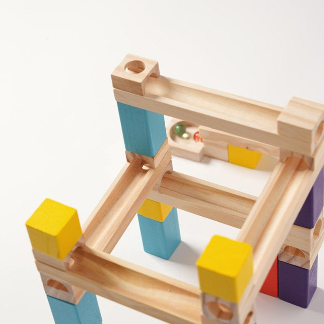 Rasa Sayang Montessori Wooden Marble Run Set