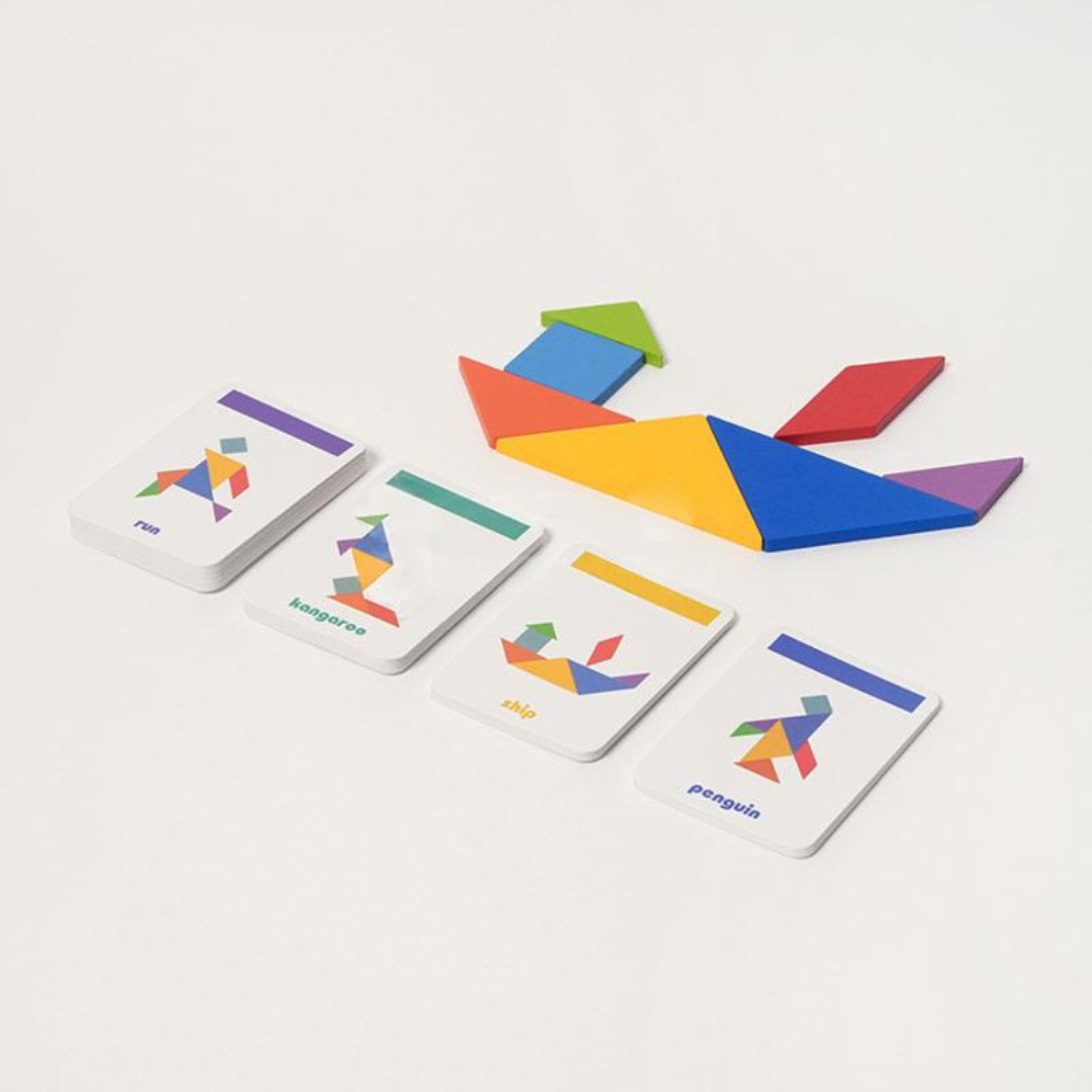 Rasa Sayang Montessori Tangram Sorting Puzzle