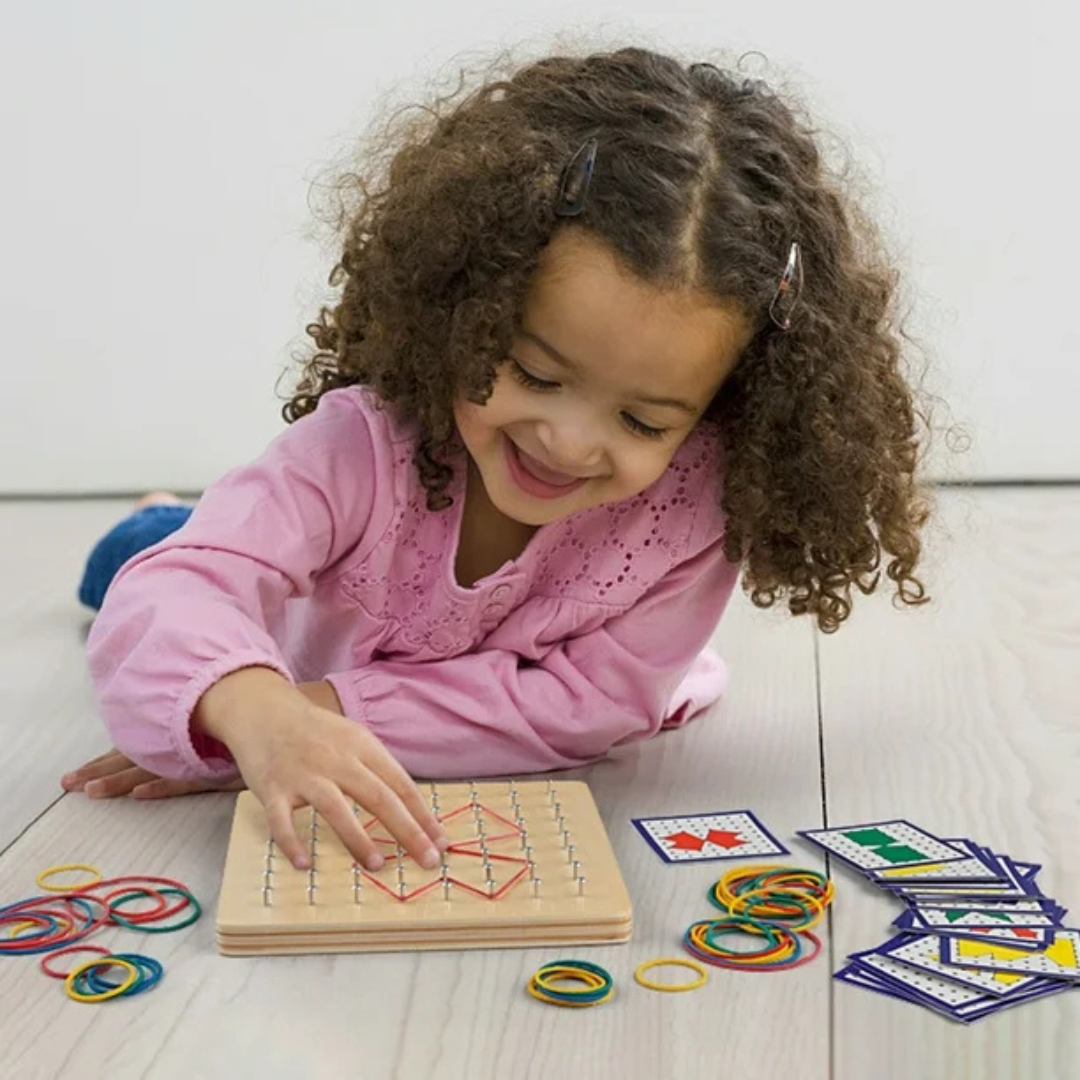 Rasa Sayang Montessori Wooden Geoboard