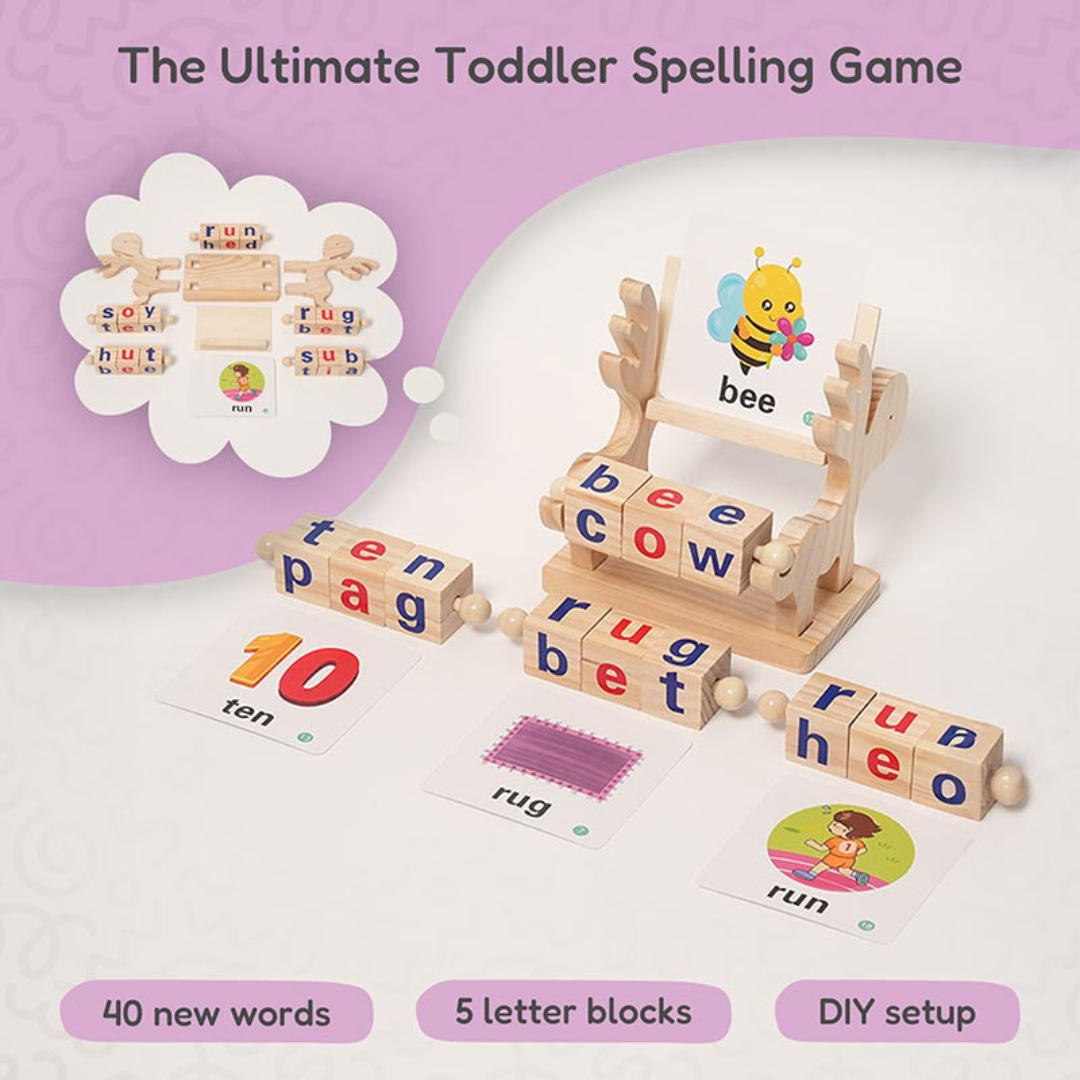 Rasa Sayang Montessori Spin & Spell Set