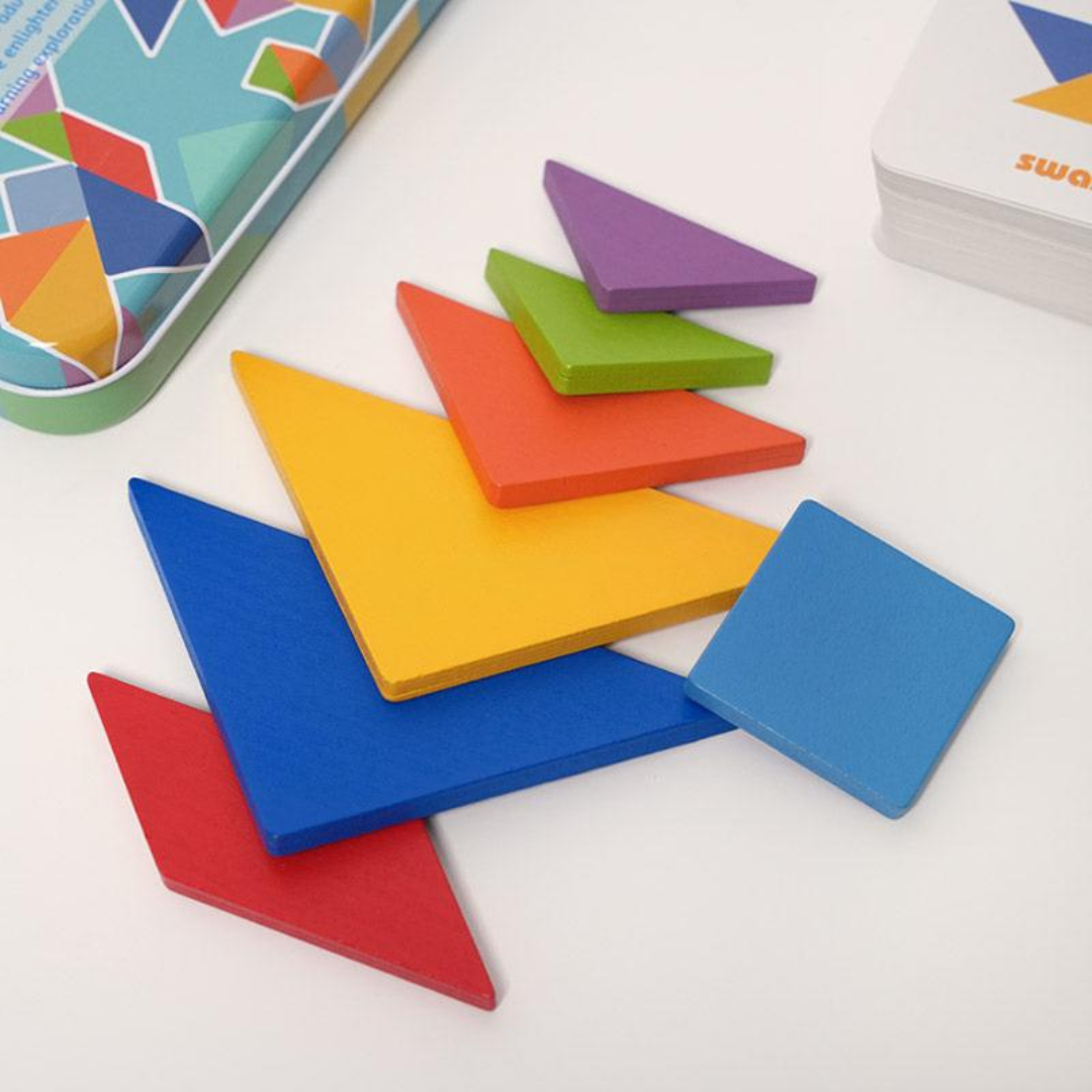 Rasa Sayang Montessori Tangram Sorting Puzzle