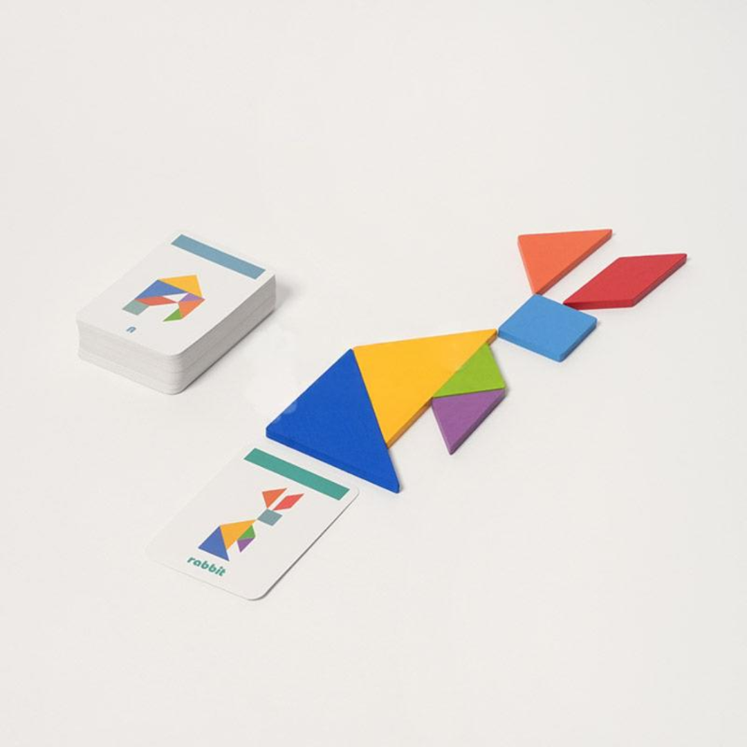 Rasa Sayang Montessori Tangram Sorting Puzzle