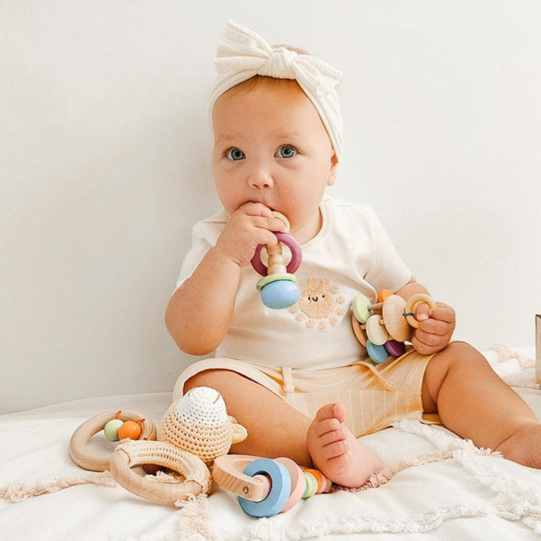 Rasa Sayang Montessori 5-Piece Rattle Gift Set