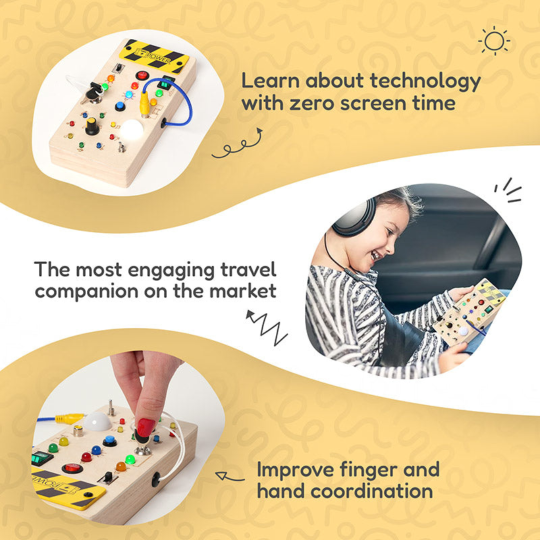 Rasa Sayang Montessori Wooden Switch Board