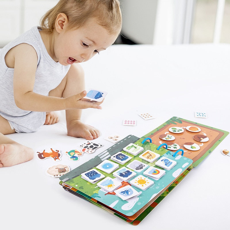 Rasa Sayang Montessori Sticker Busy Book
