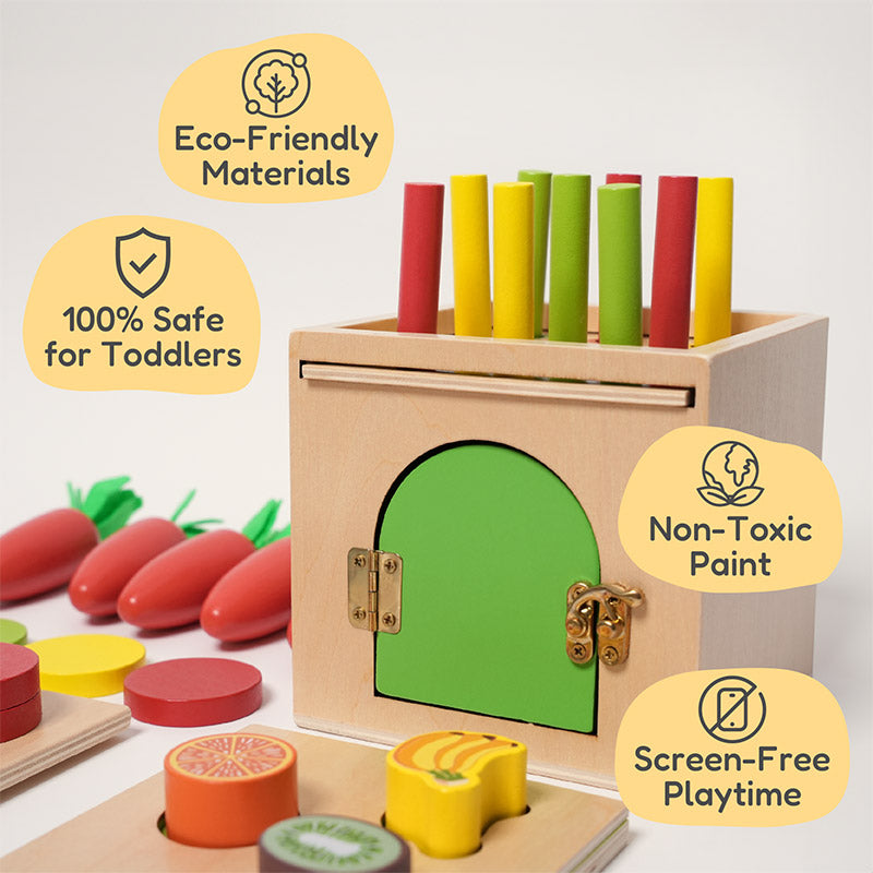 Rasa Sayang Montessori 6-in-1 Sorting Tool Set