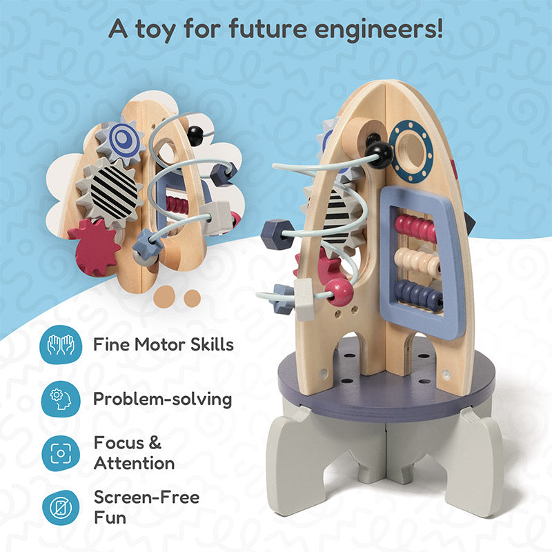 Rasa Sayang Montessori 4-in-1 STEM Learning Rocket