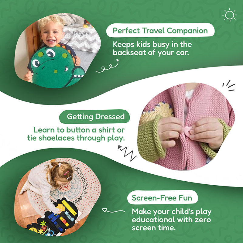 Rasa Sayang Montessori Dino Busy Board
