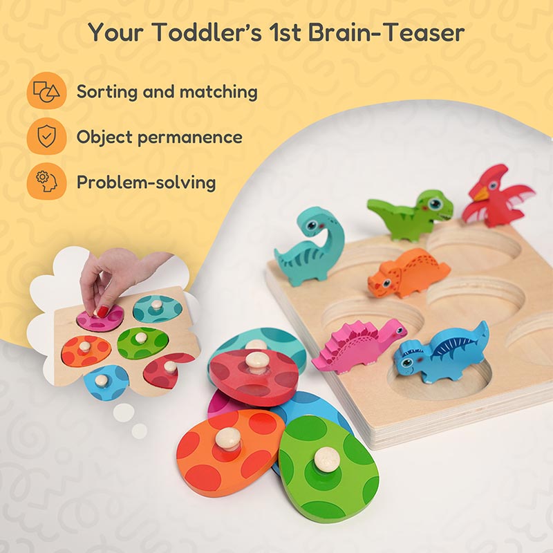 Rasa Sayang Montessori Dino Hatch & Match Set