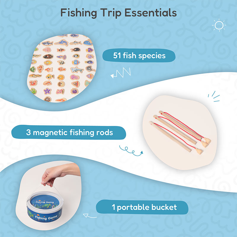 Rasa Sayang Montessori Fishing Game Set