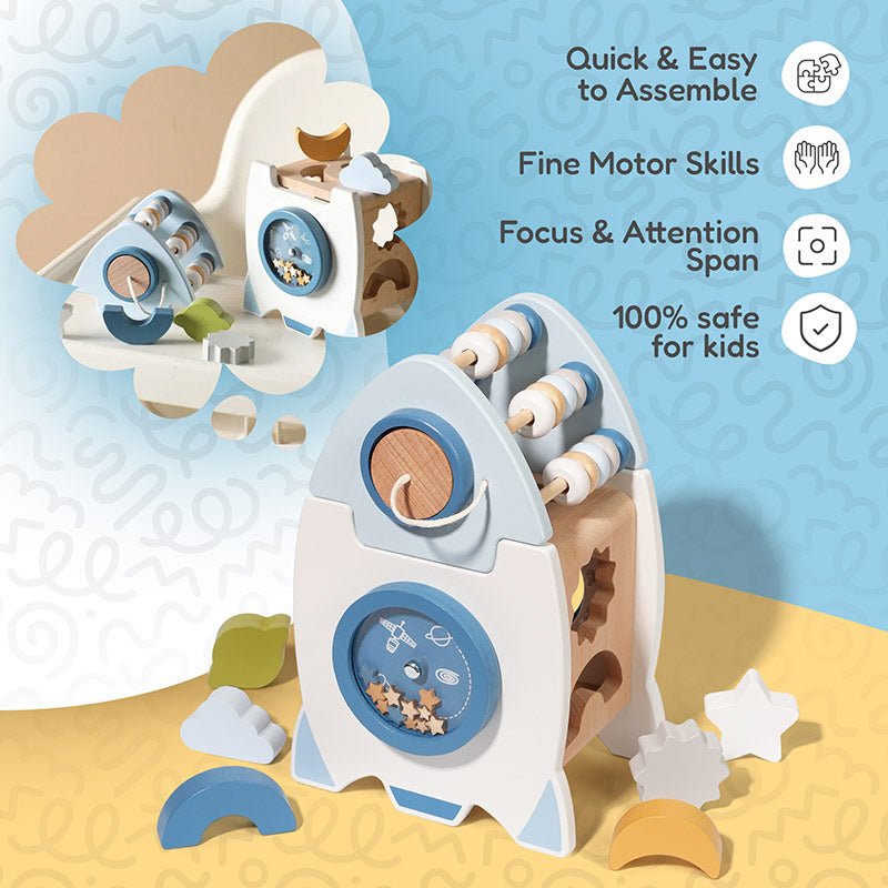 Rasa Sayang Montessori 7-in-1 STEM Learning Rocket