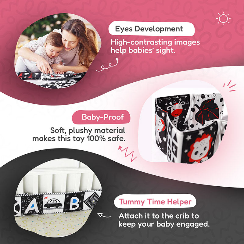 Rasa Sayang Montessori Newborn Contrast Book