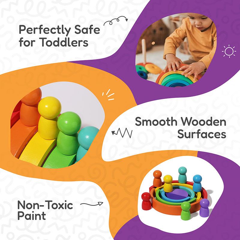 Rasa Sayang Montessori Rainbow Set