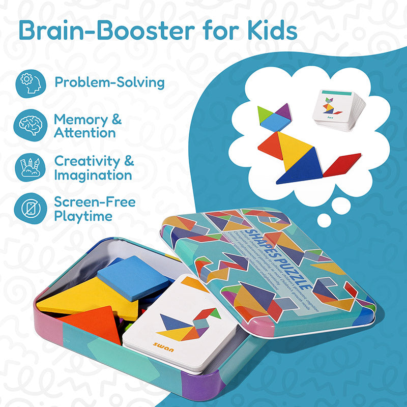 Rasa Sayang Montessori Tangram Sorting Puzzle