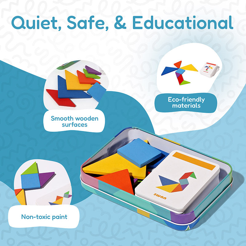 Rasa Sayang Montessori Tangram Sorting Puzzle