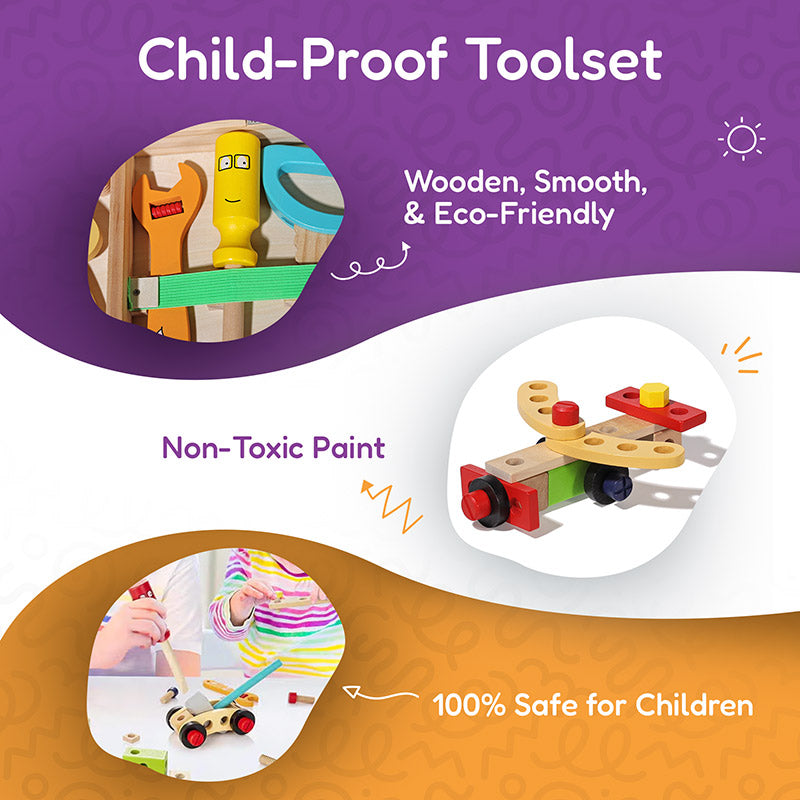 Rasa Sayang Montessori Wooden Tool Box