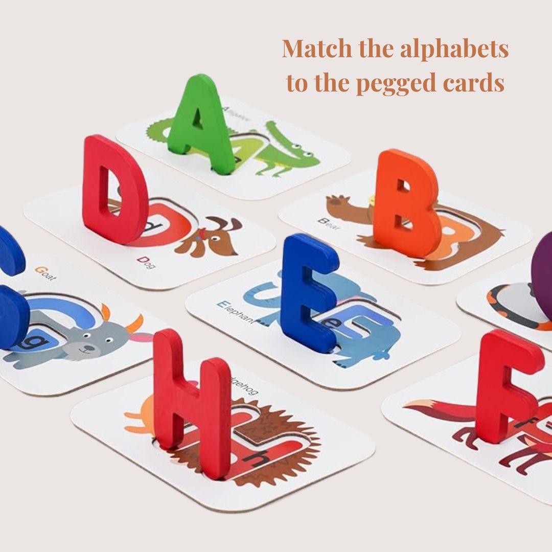 Rasa Sayang Montessori ABC & 123 Matching Cards
