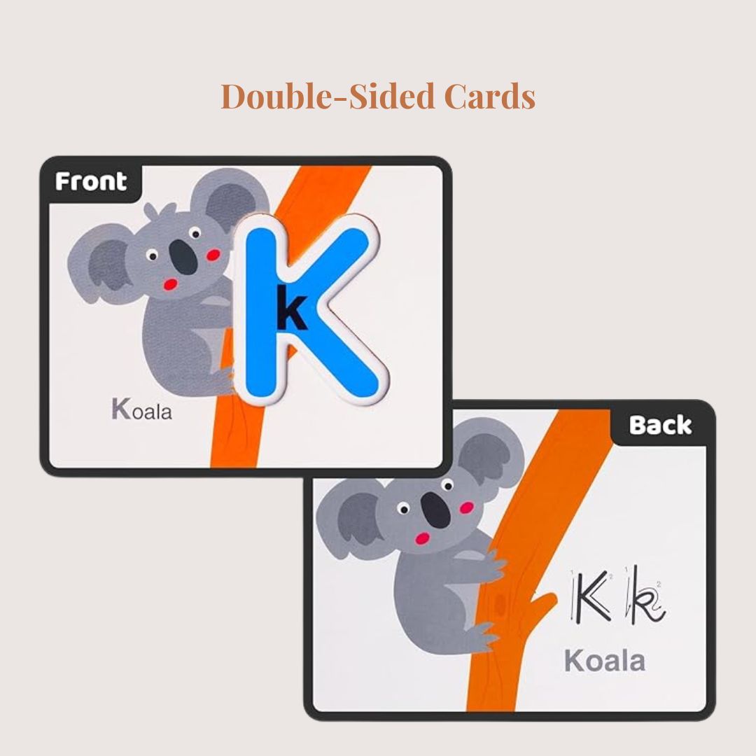 Rasa Sayang Montessori ABC & 123 Matching Cards