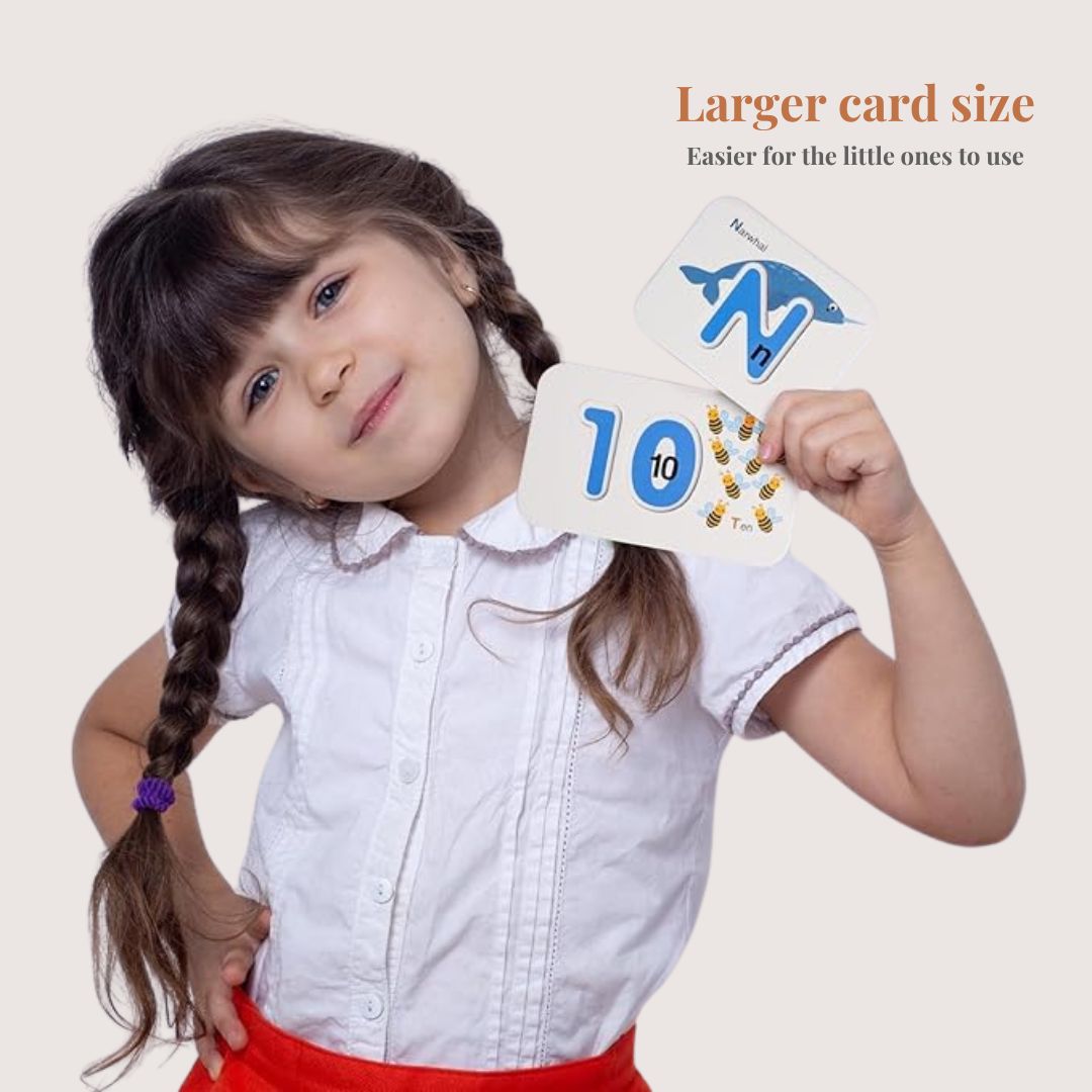 Rasa Sayang Montessori ABC & 123 Matching Cards