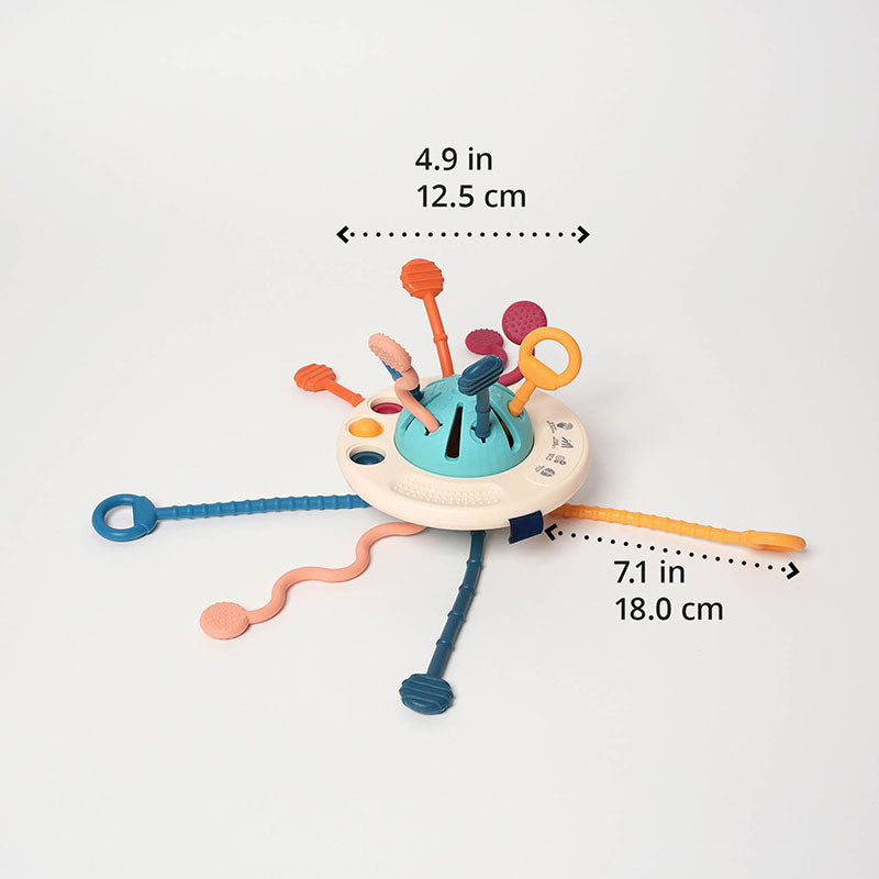 Rasa Sayang Montessori Silicone UFO Pulling Toy