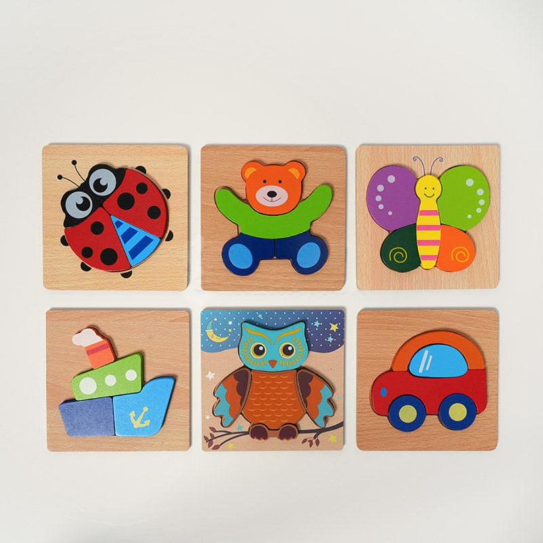 Rasa Sayang Montessori Happy Puzzles 6-Pack Set