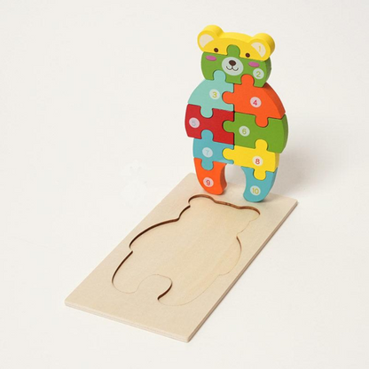 Rasa Sayang Montessori Wooden Puzzles (4-Pack)
