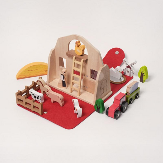 Rasa Sayang Montessori Travelling Farm Set
