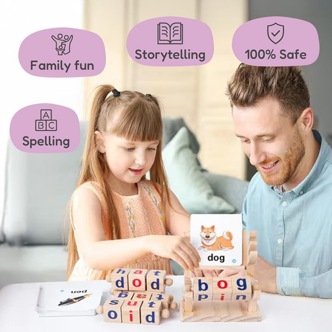 Rasa Sayang Montessori Spin & Spell Set